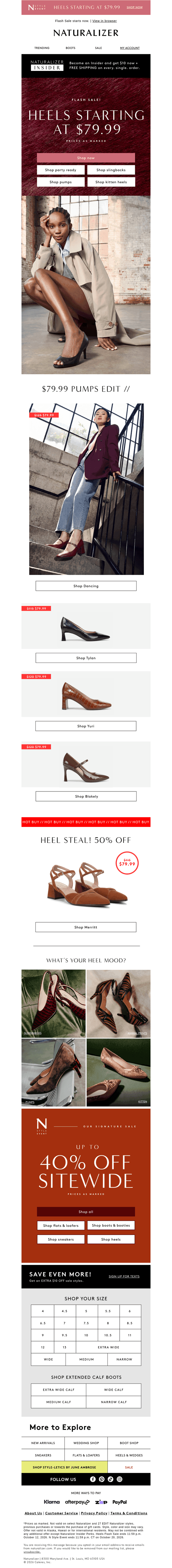 Steals on heels! $79.99+