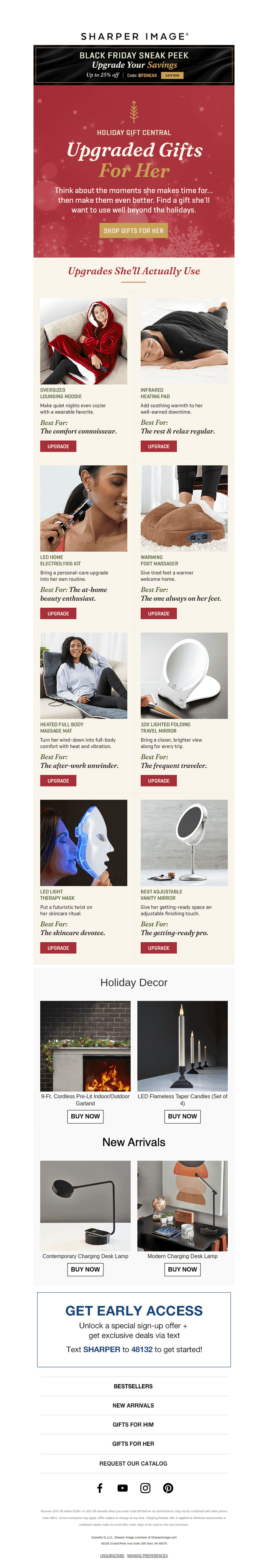Sharper Image email from Sat, Oct 10, 2026