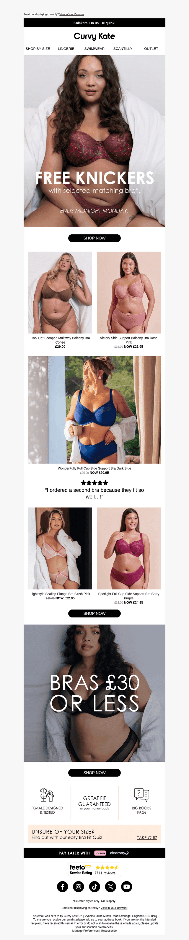 ❗FREE KNICKERS ends soon