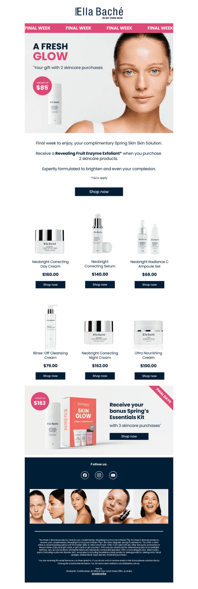 FINAL WEEK: Redeem your complimentary Gift*