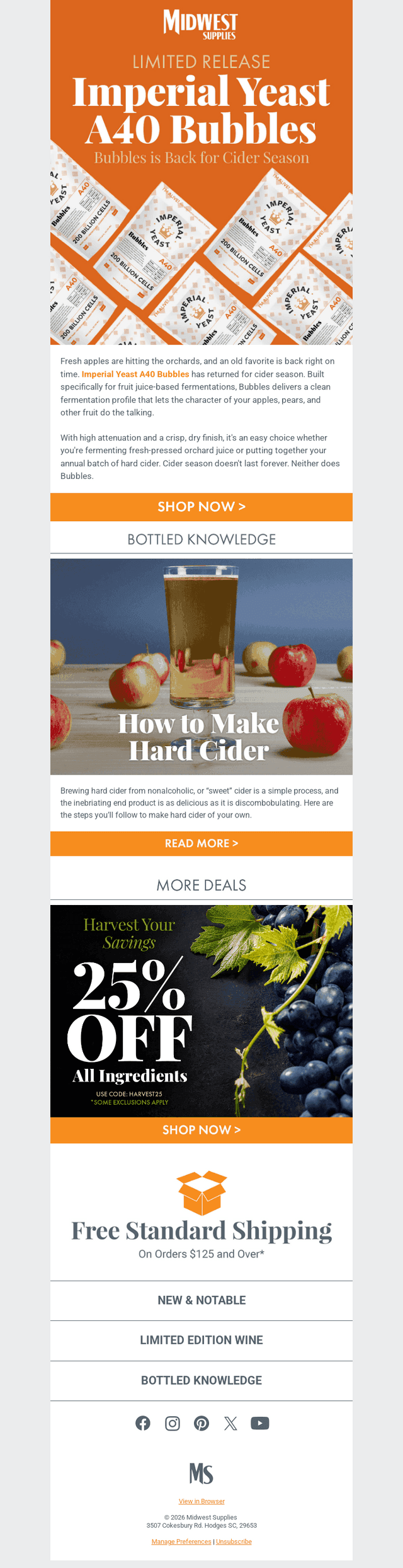 Your Favorite Cider Yeast is Back!