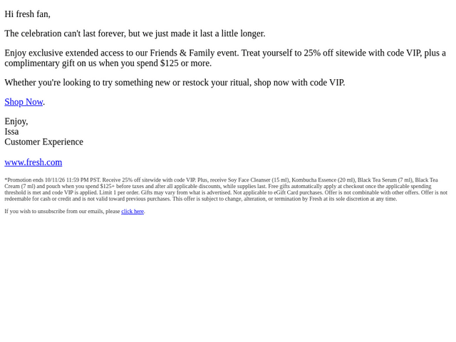 Fresh email from Sun, Oct 11, 2026