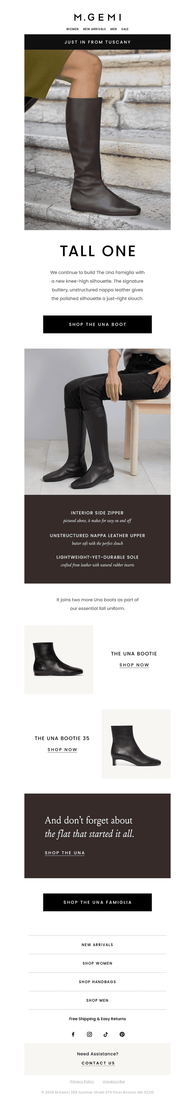 NEW: The Una As A Knee-High Boot