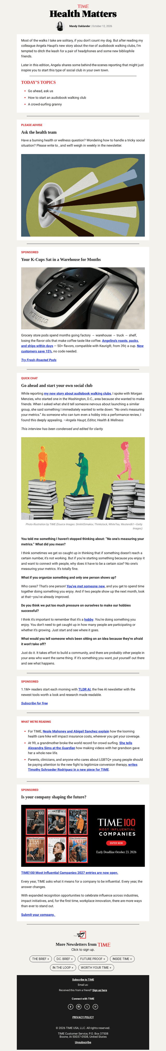 NextAdvisor email from Mon, Oct 12, 2026