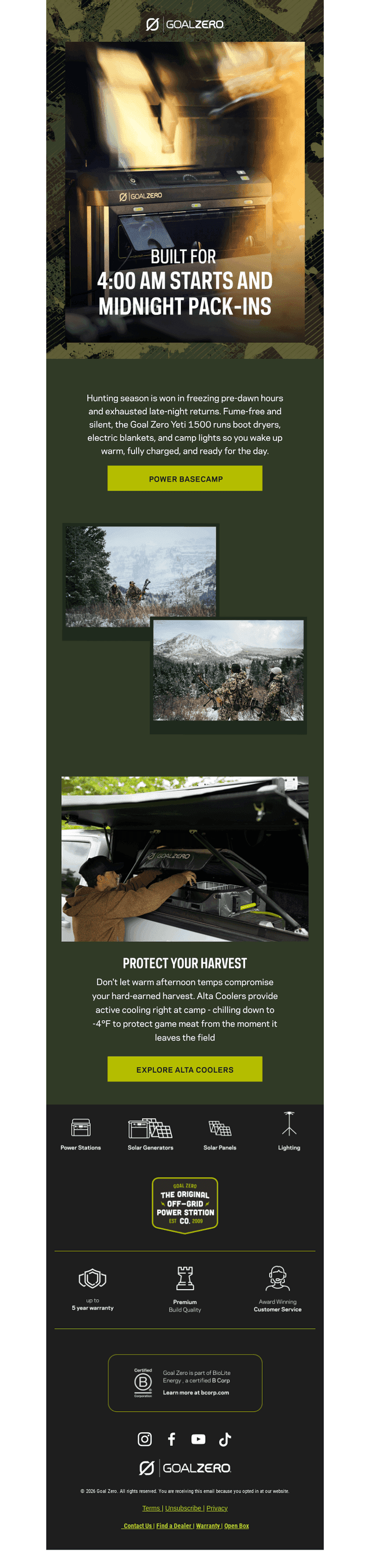 Power Camp. Protect the Harvest.
