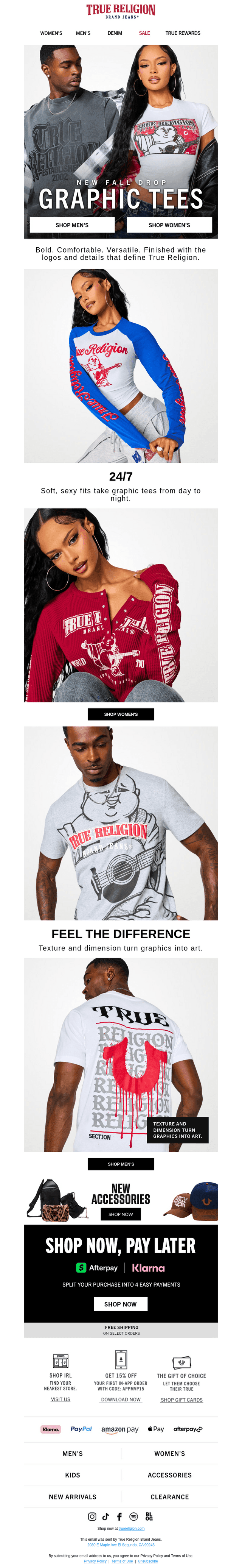 New BOLD graphic tees drop.