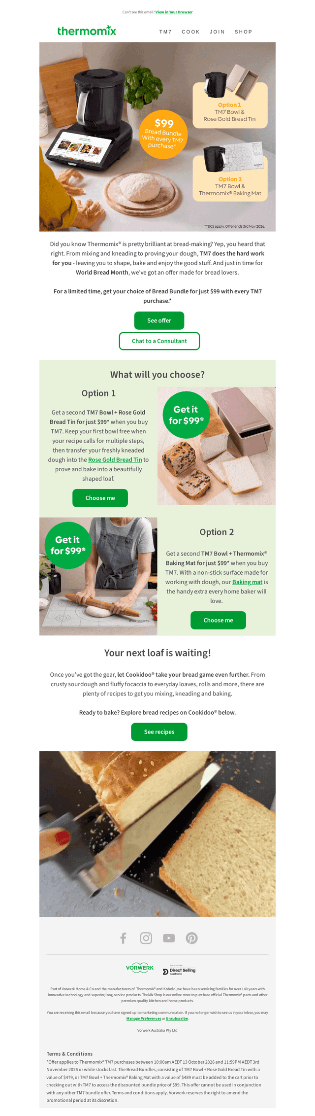 Thermomix in Australia email from Tue, Oct 13, 2026