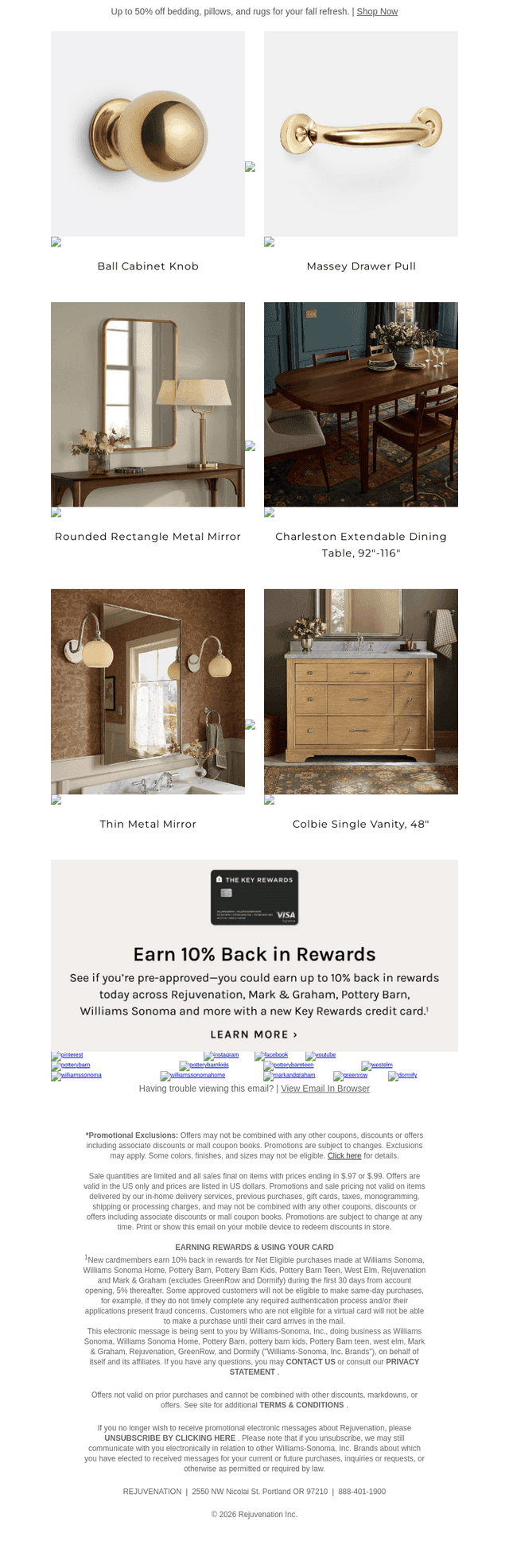 Rejuvenation email from Tue, Oct 13, 2026