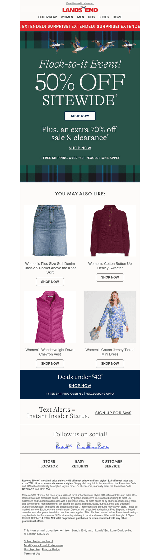 Surprise! 50% off is EXTENDED!