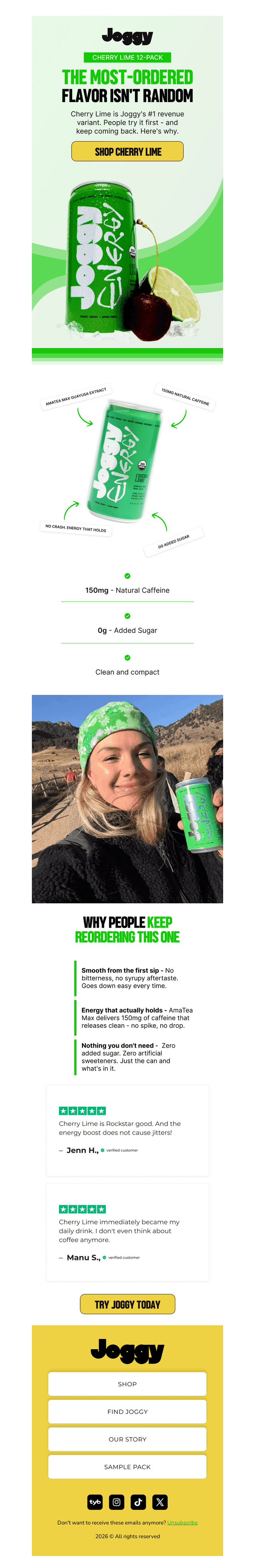 Joggy email from Tue, Oct 13, 2026