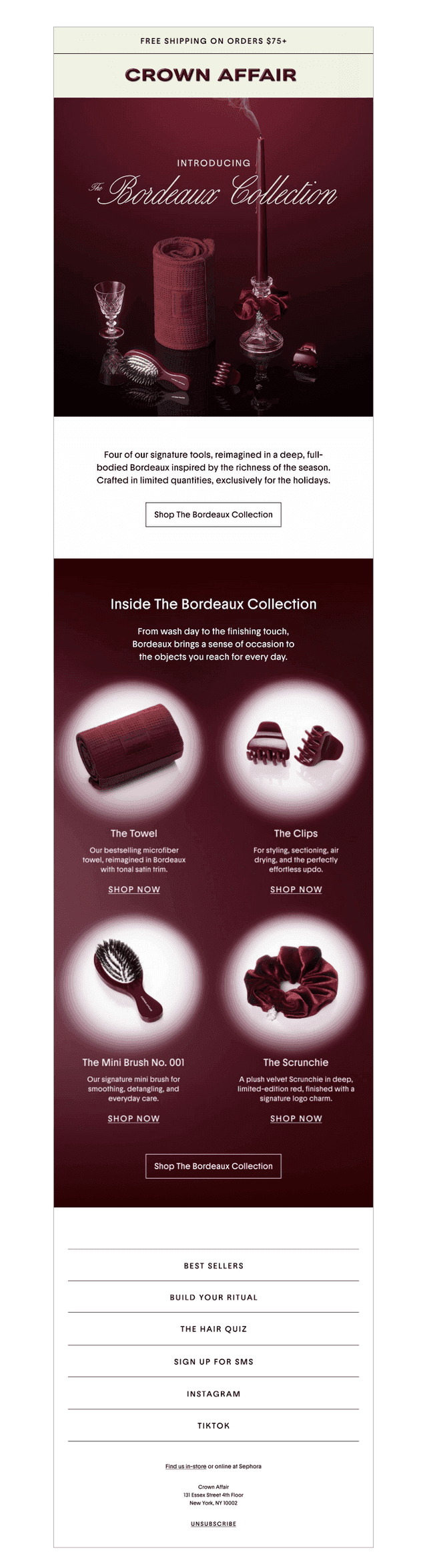 Introducing the Bordeaux Collection