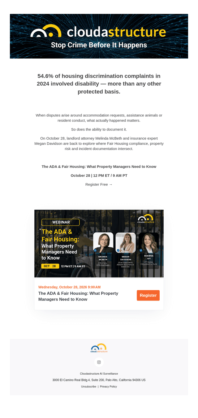 Eventbrite email from Tue, Oct 13, 2026