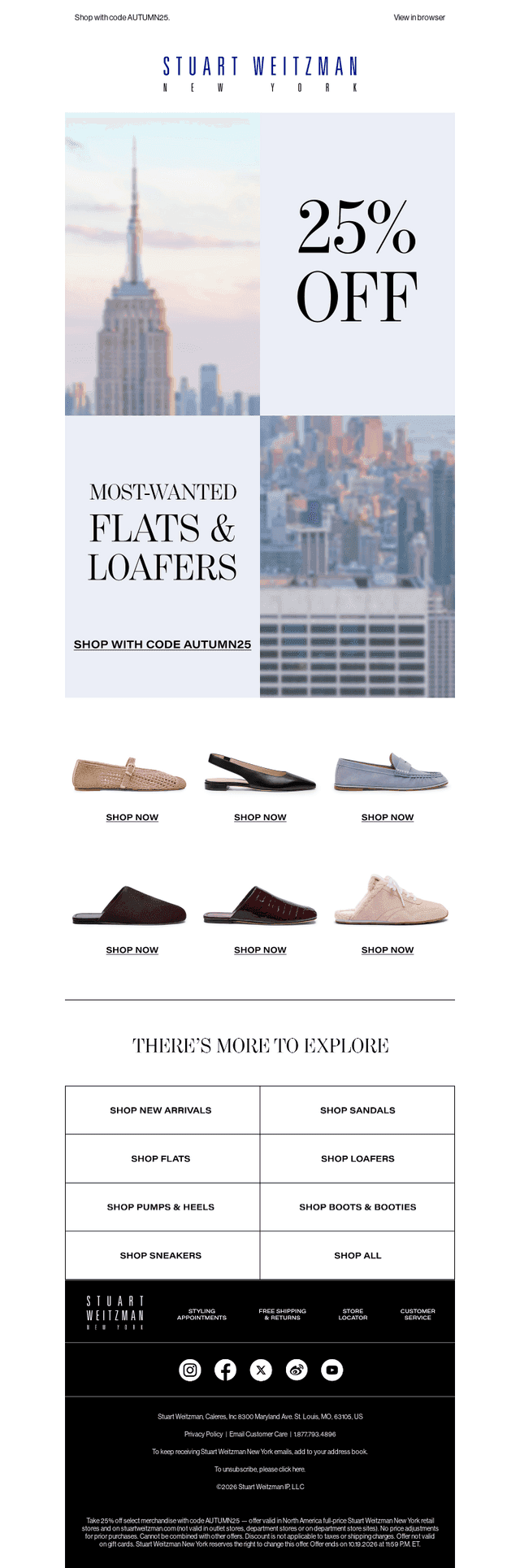 New: Flats & Loafers Now 25% Off