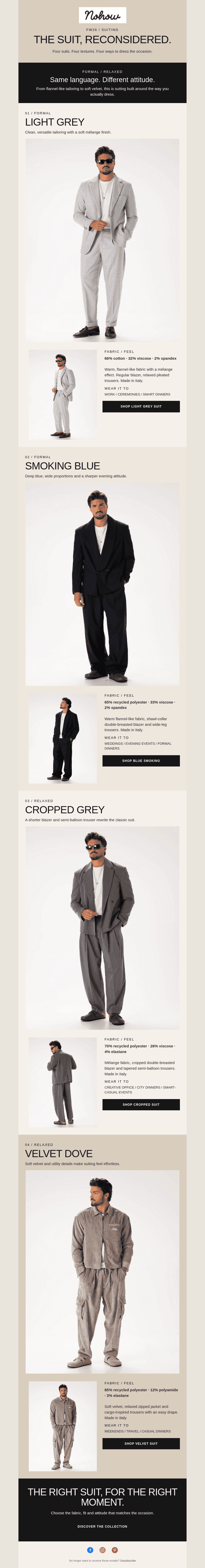😎 Suit up, your way. 😎