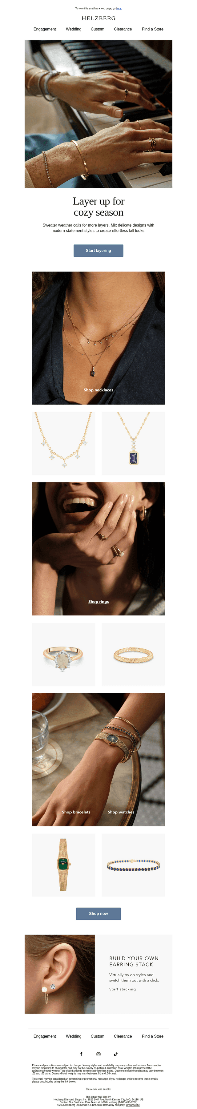 Helzberg Diamonds email from Tue, Oct 13, 2026