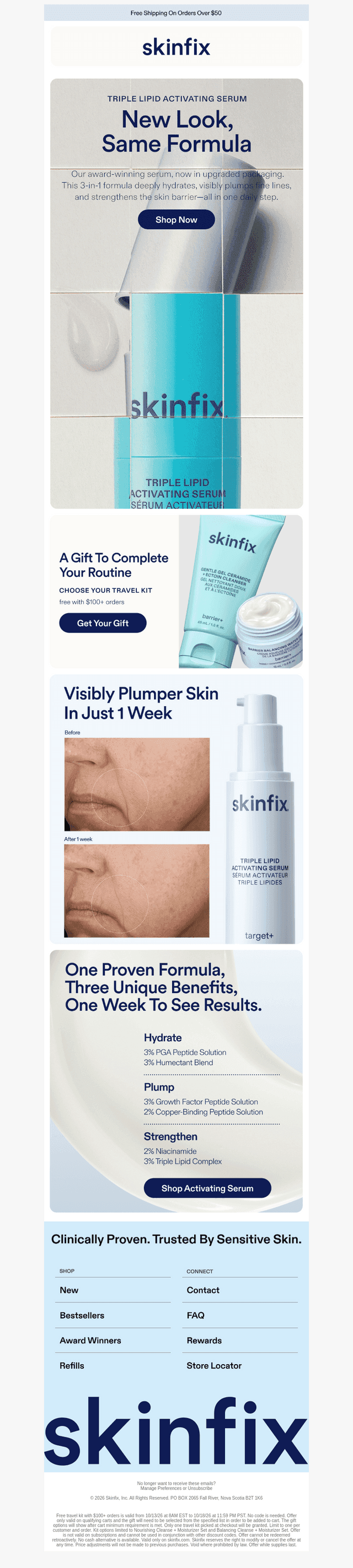 First Look: Triple Lipid Activating Serum, Upgraded