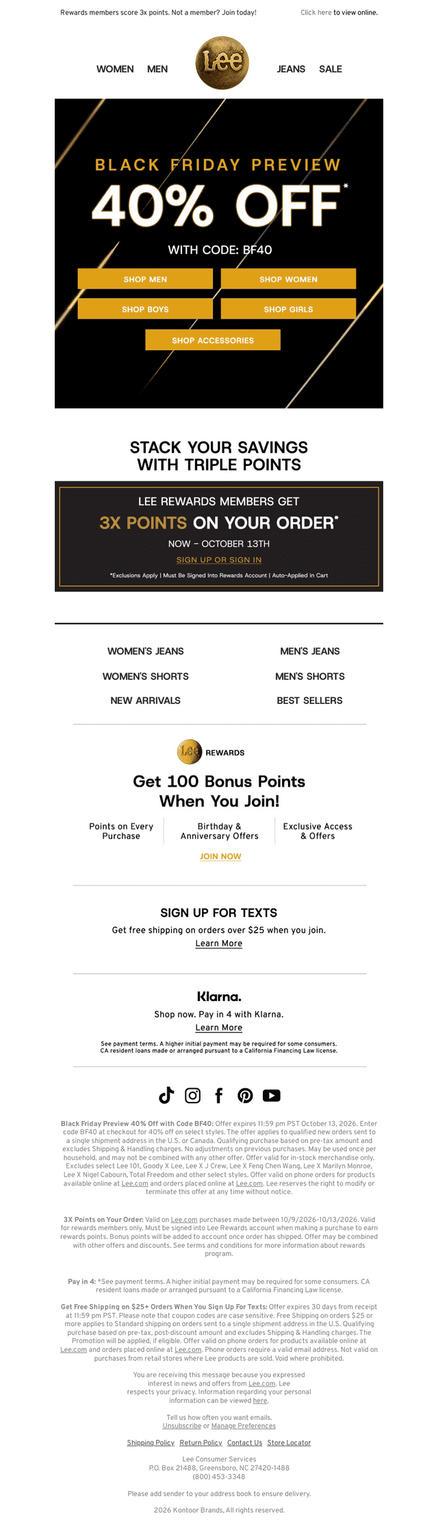 Last Call: 40% off Black Friday Preview