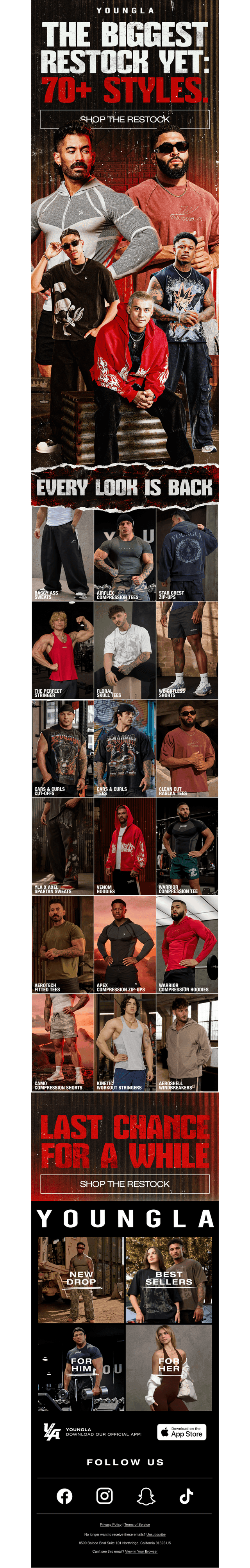 YoungLA email from Tue, Oct 13, 2026