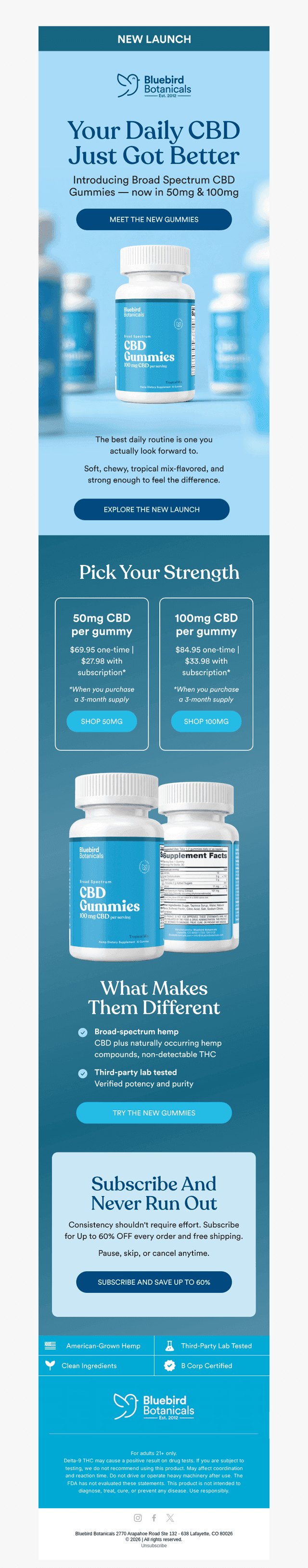 Bluebird Botanicals email from Tue, Oct 13, 2026