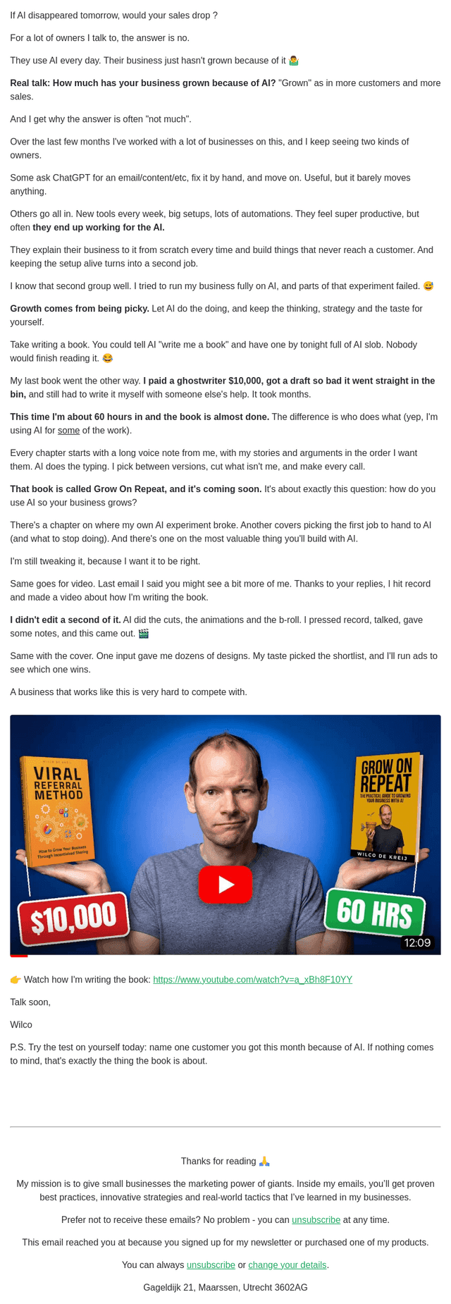Emarky email from Wed, Oct 14, 2026