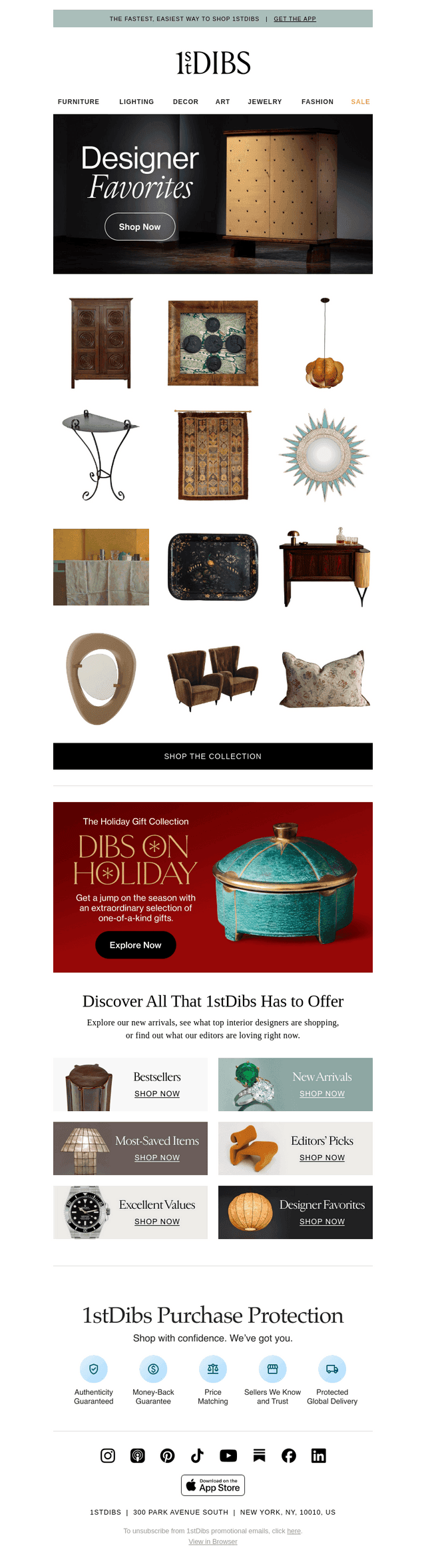 1stdibs email from Wed, Oct 14, 2026
