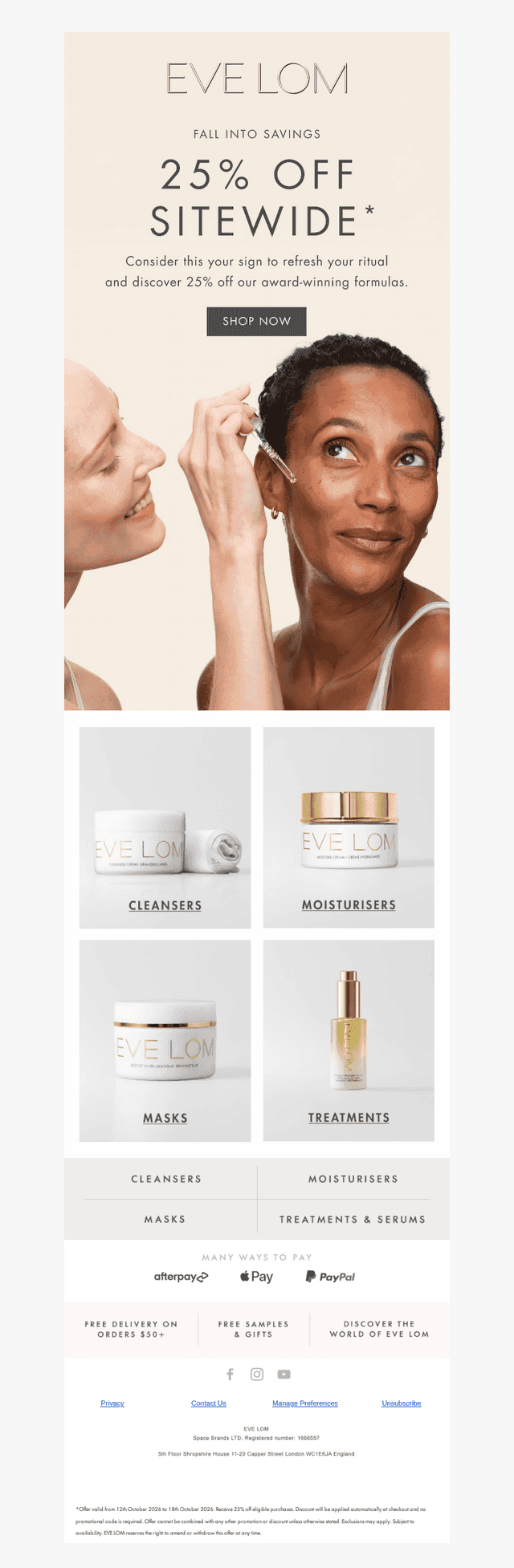 Fall into Savings | 25% Off Sitewide