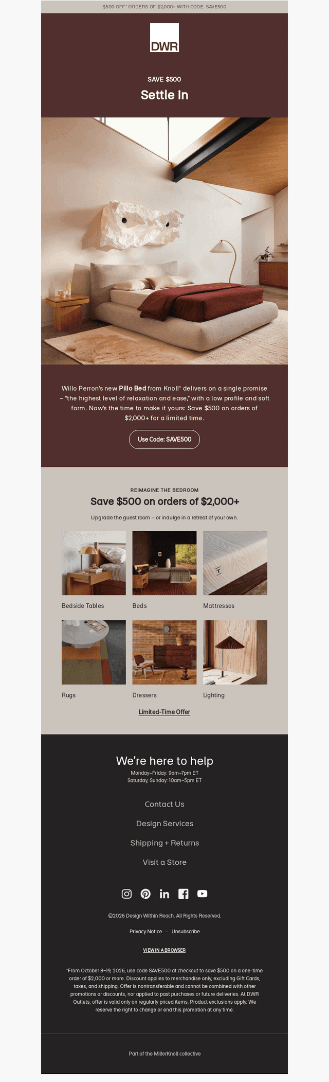 Design Within Reach email from Wed, Oct 14, 2026
