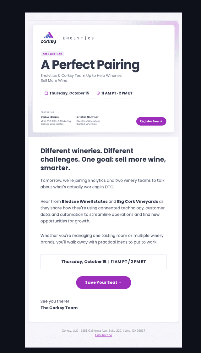 Tomorrow: How Wineries Are Using Data to Sell More Wine