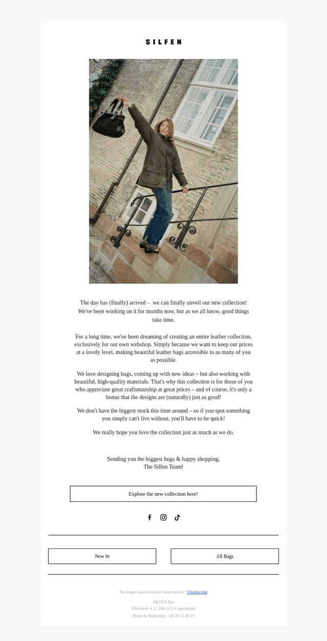 SILFEN STUDIO email from Wed, Oct 14, 2026