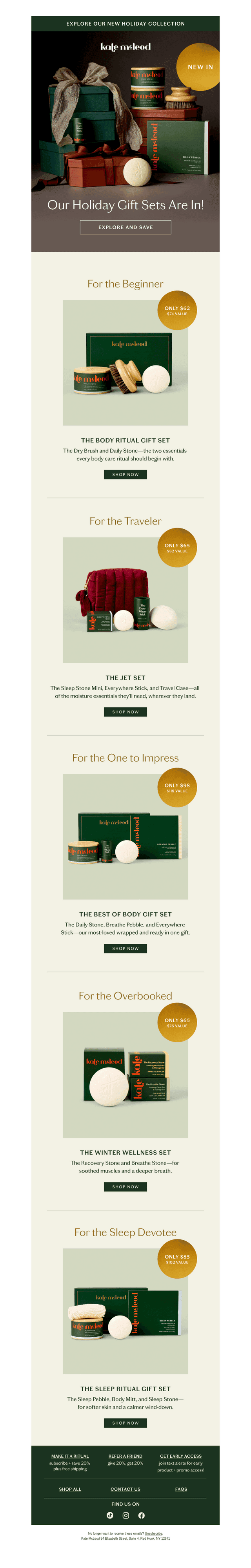 NEW IN: Holiday Gift Sets Are Here