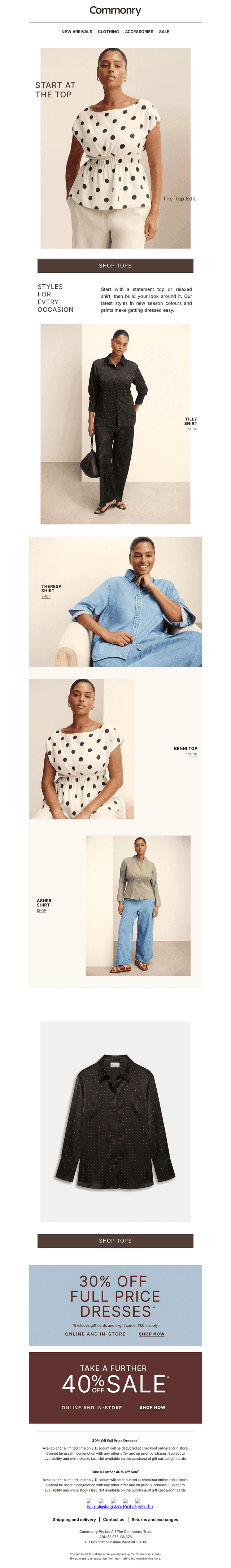 New tops | Your outfit starts here