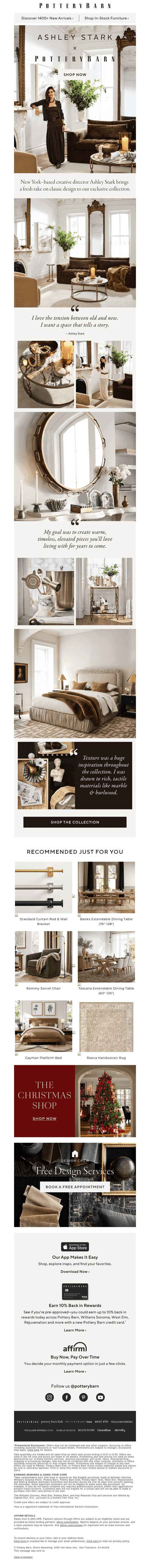 Pottery Barn email from Wed, Oct 14, 2026