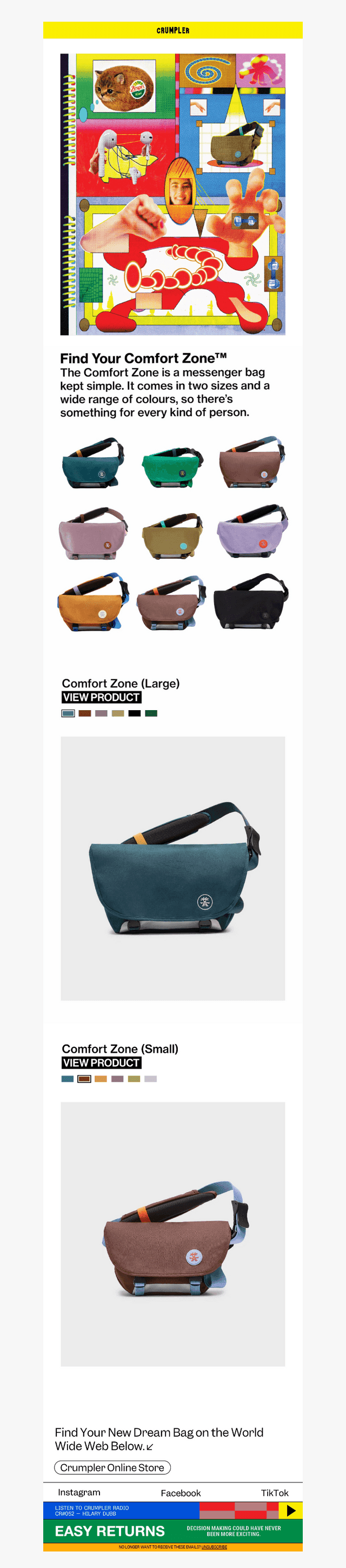 Crumpler email from Thu, Oct 15, 2026