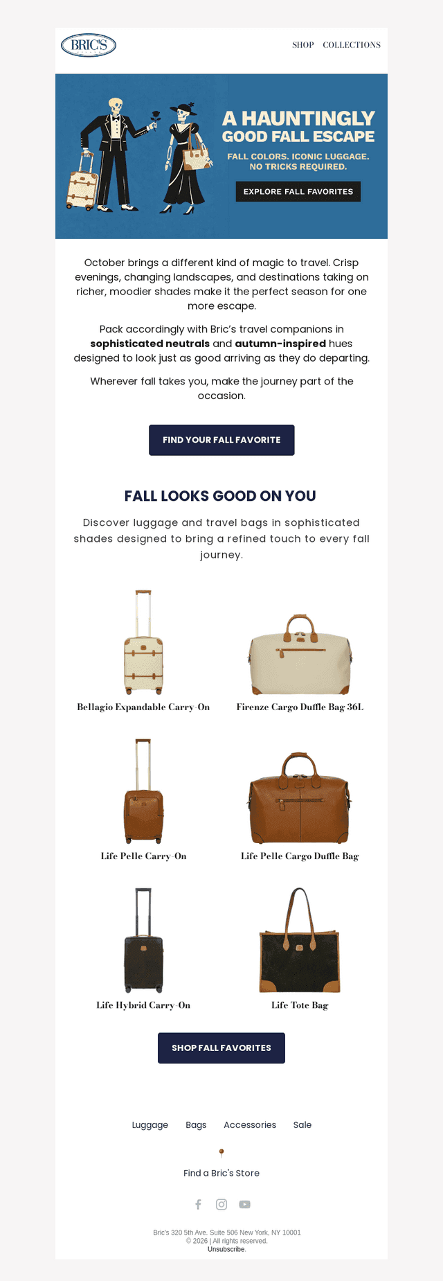 Pack for a Hauntingly Stylish Fall Escape 🦇