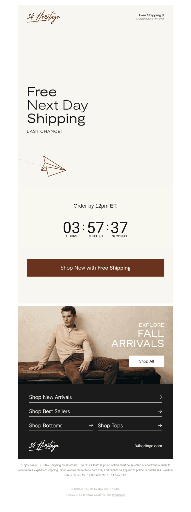 34 Heritage email from Thu, Oct 15, 2026
