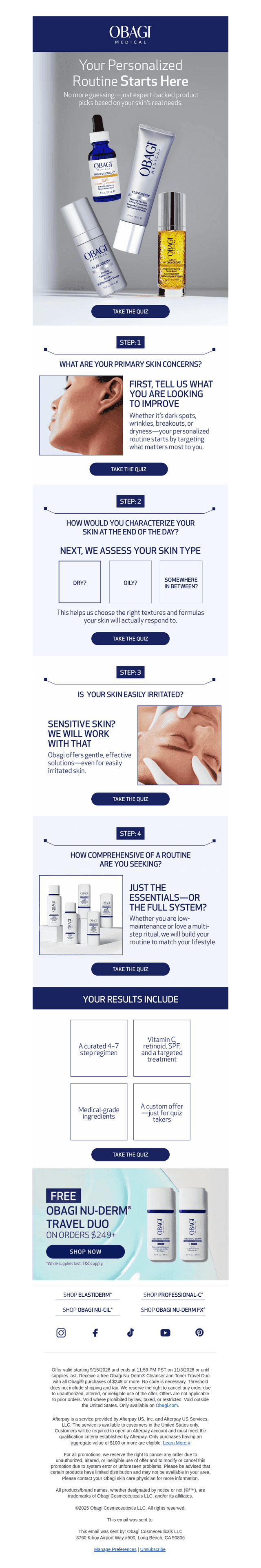 Save 15% on Your Custom Routine + FREE gift