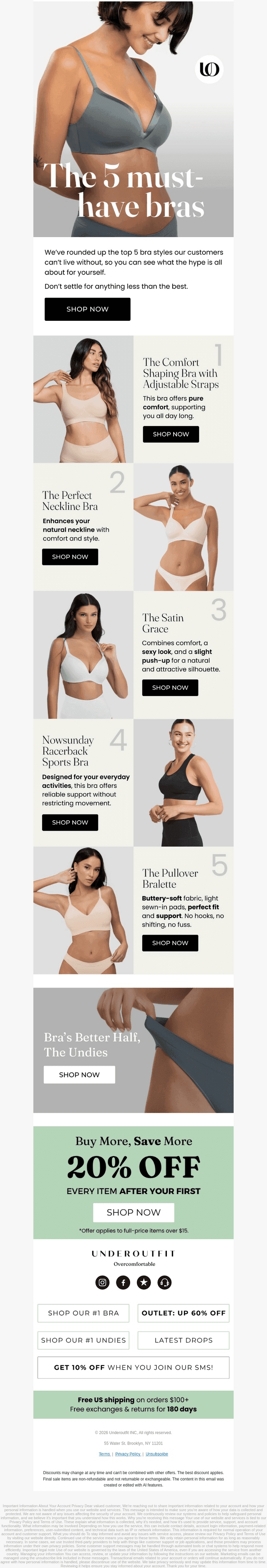 The 5 must-have bras