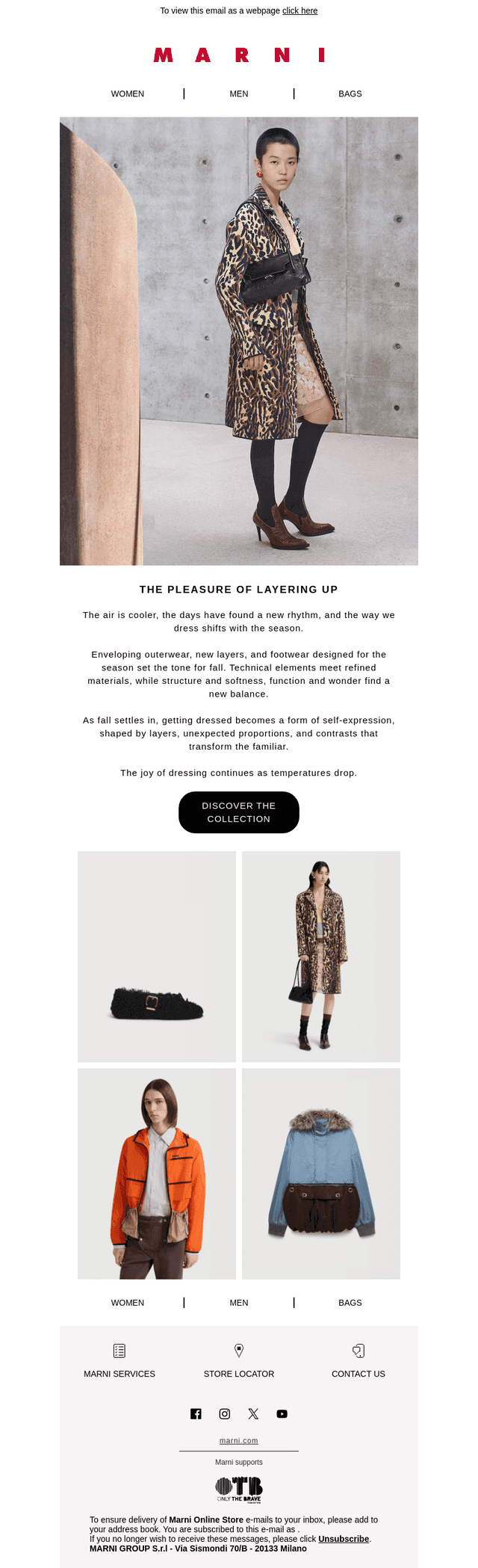 Marni email from Thu, Oct 15, 2026