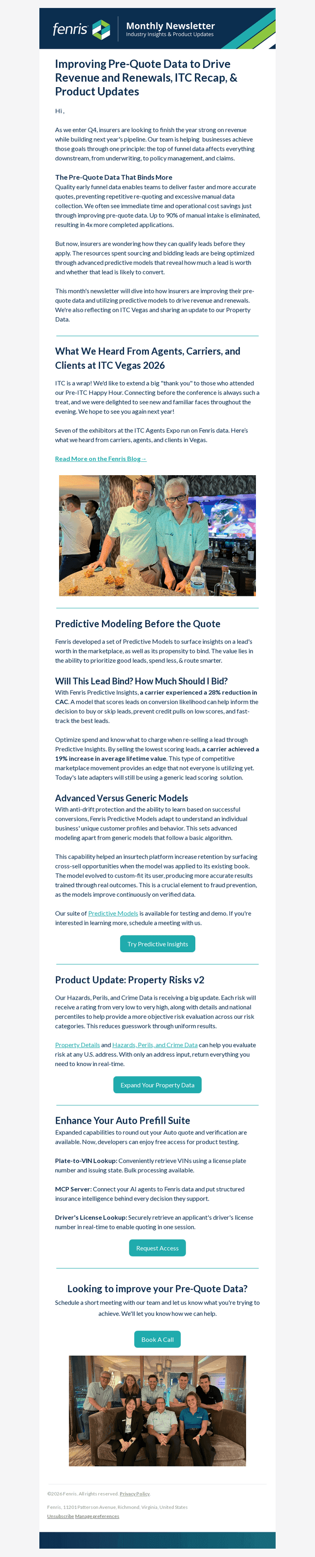 Fenris Monthly: Pre-Quote Data That Binds More