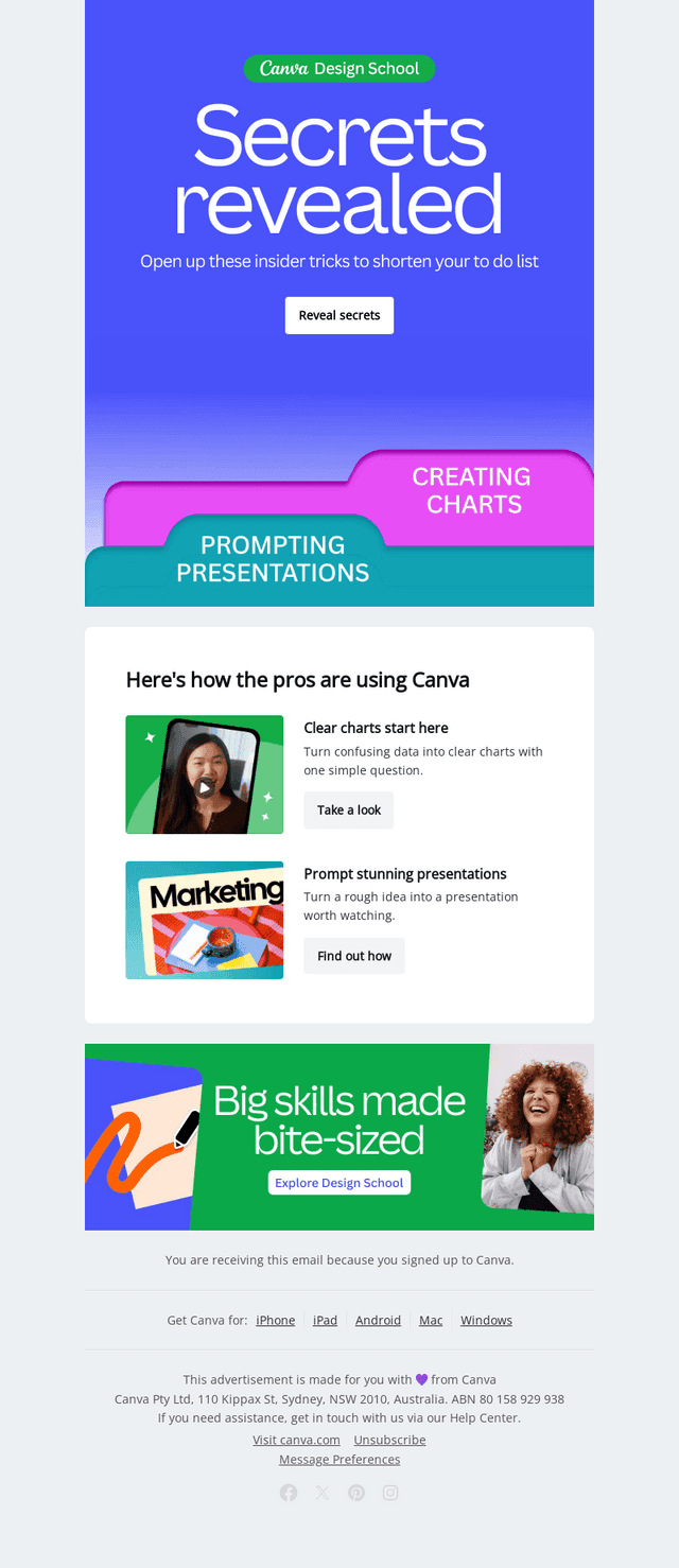 Canva email from Thu, Oct 15, 2026