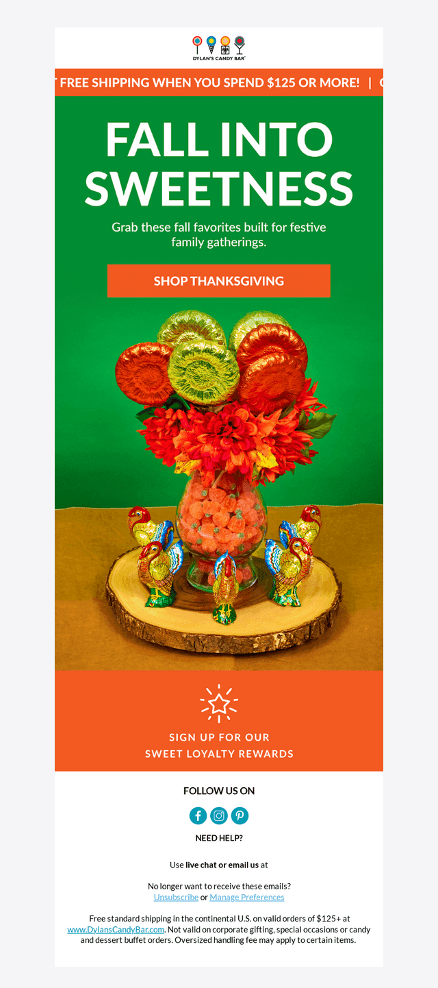 Dylan's Candy Bar email from Thu, Oct 15, 2026