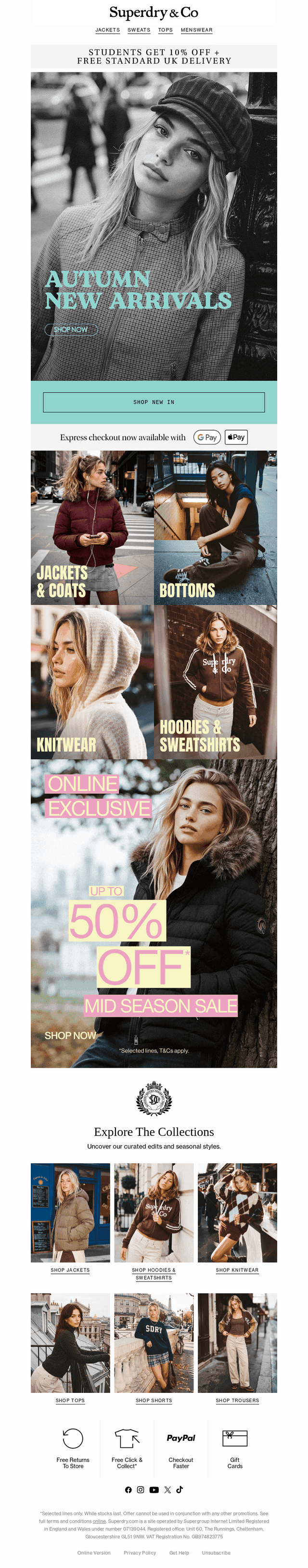 New Arrivals. Autumn Approved