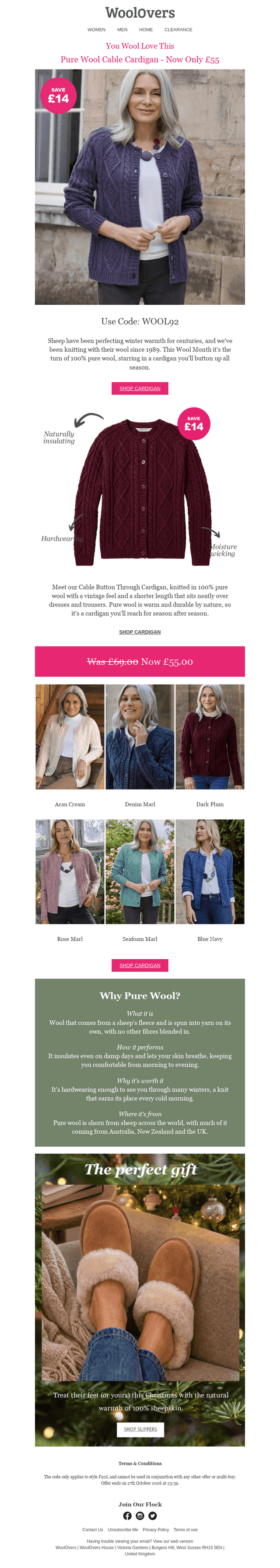 48 Hours Only: £14 Off Our Cable Button Through Cardigan