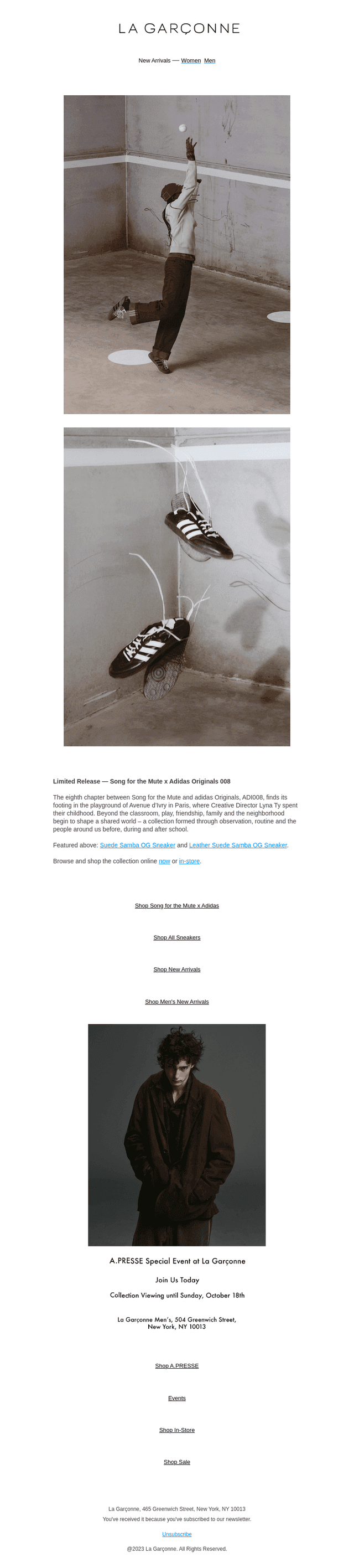 La GarAonne email from Fri, Oct 16, 2026