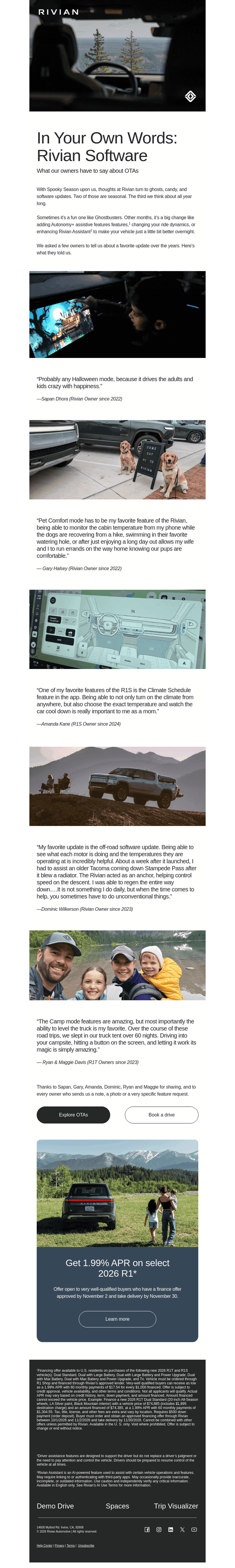 Rivian email from Fri, Oct 16, 2026