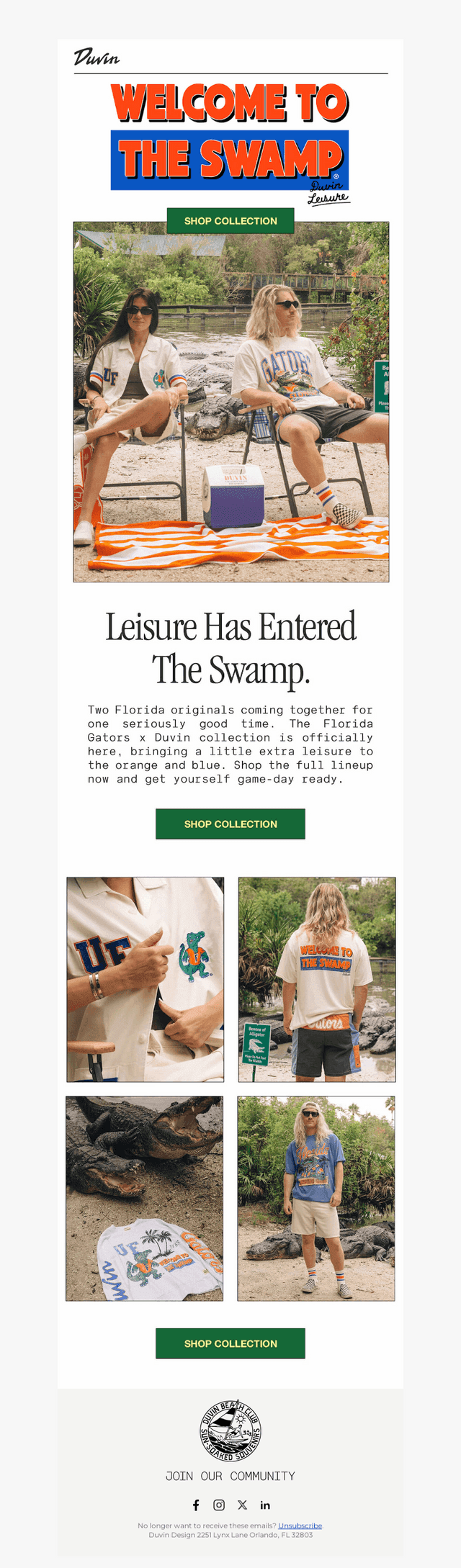 It's Here. Florida Gators x Duvin Now Available.