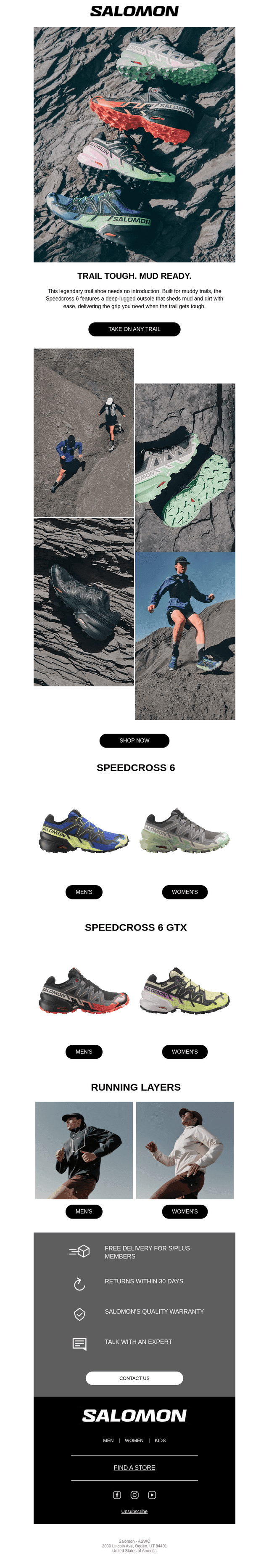 Speedcross 6: Mud’s worst nightmare