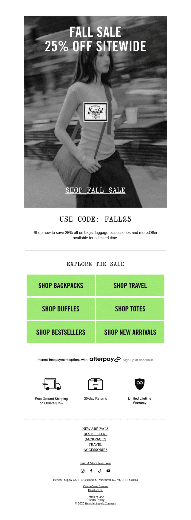 Save 25% Off Sitewide Now