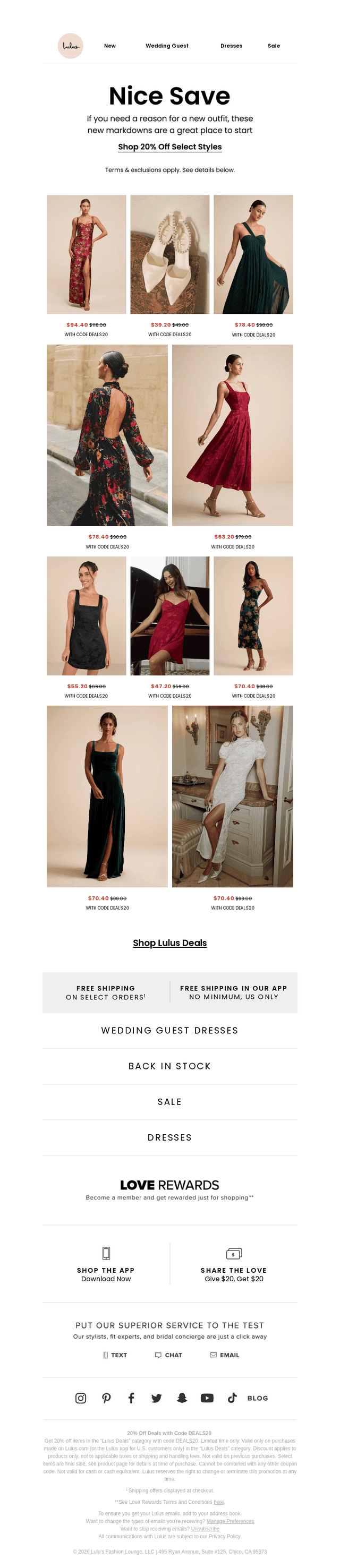 Lulus email from Sat, Oct 17, 2026
