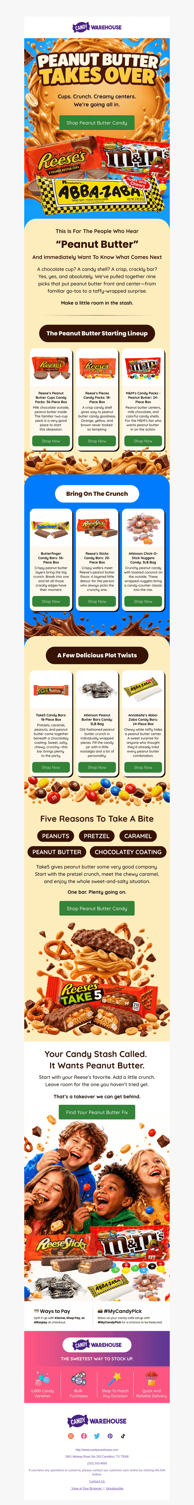 CandyWarehouse email from Sat, Oct 17, 2026
